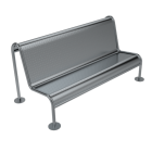 Freestanding Security Bench Seat Style A