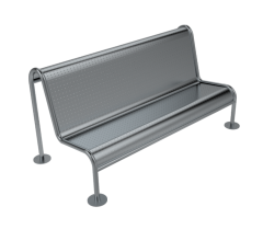 Freestanding Security Bench Seat Style A
