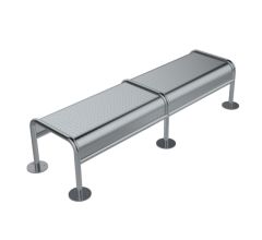 Freestanding Security Bench Seat Style B